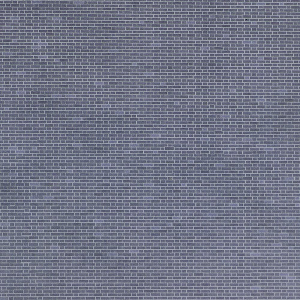 Metcalfe M0053 Engineers Blue Brick Sheets x8 Building Walls OO Gauge Kit