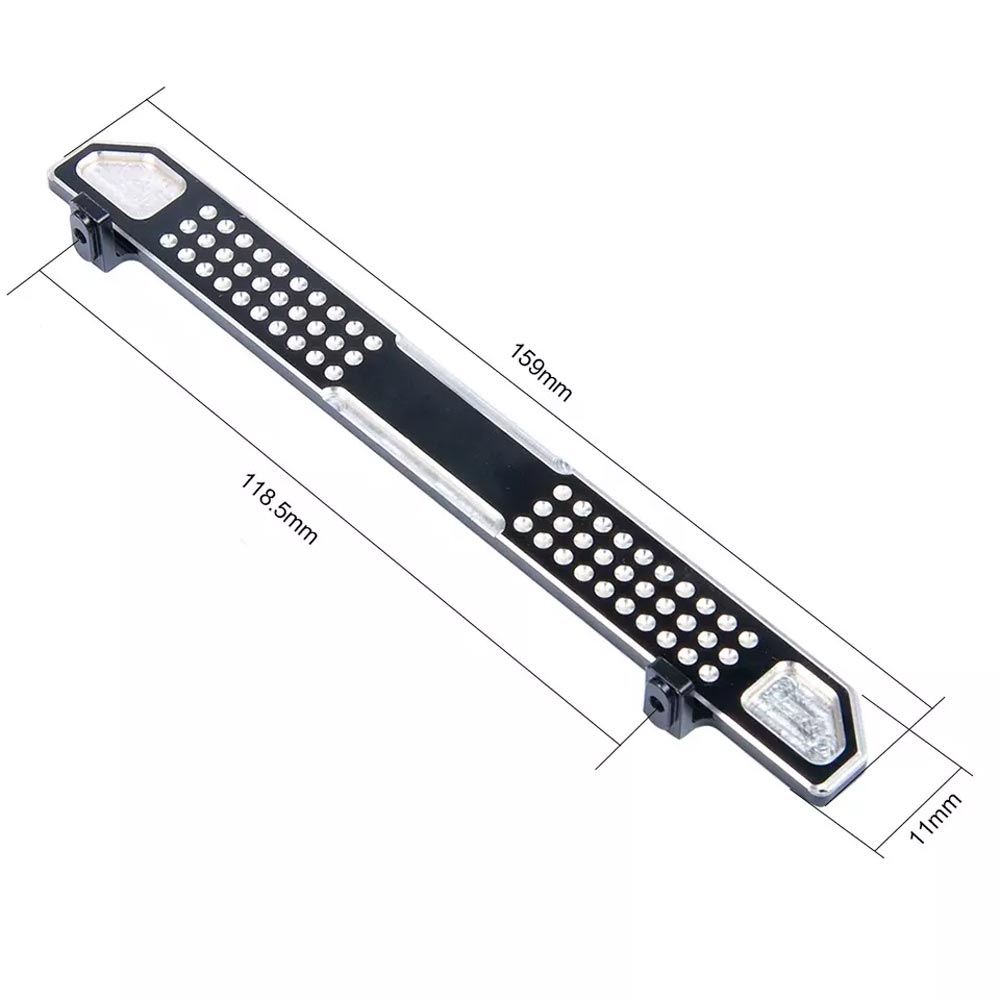 Metal Side Steps 1:10 RC Scale Crawler Accessory Part Ideal for Traxxas TRX-4