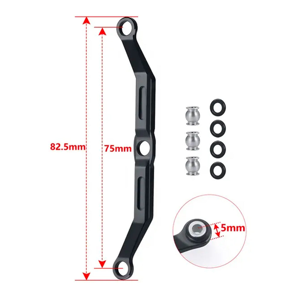Steering Link Black Alloy 1:18 RC Part for TRX-4M