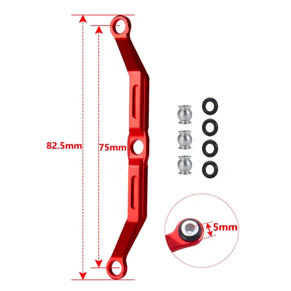 Steering Link Red Alloy 1:18 RC Part for TRX-4M