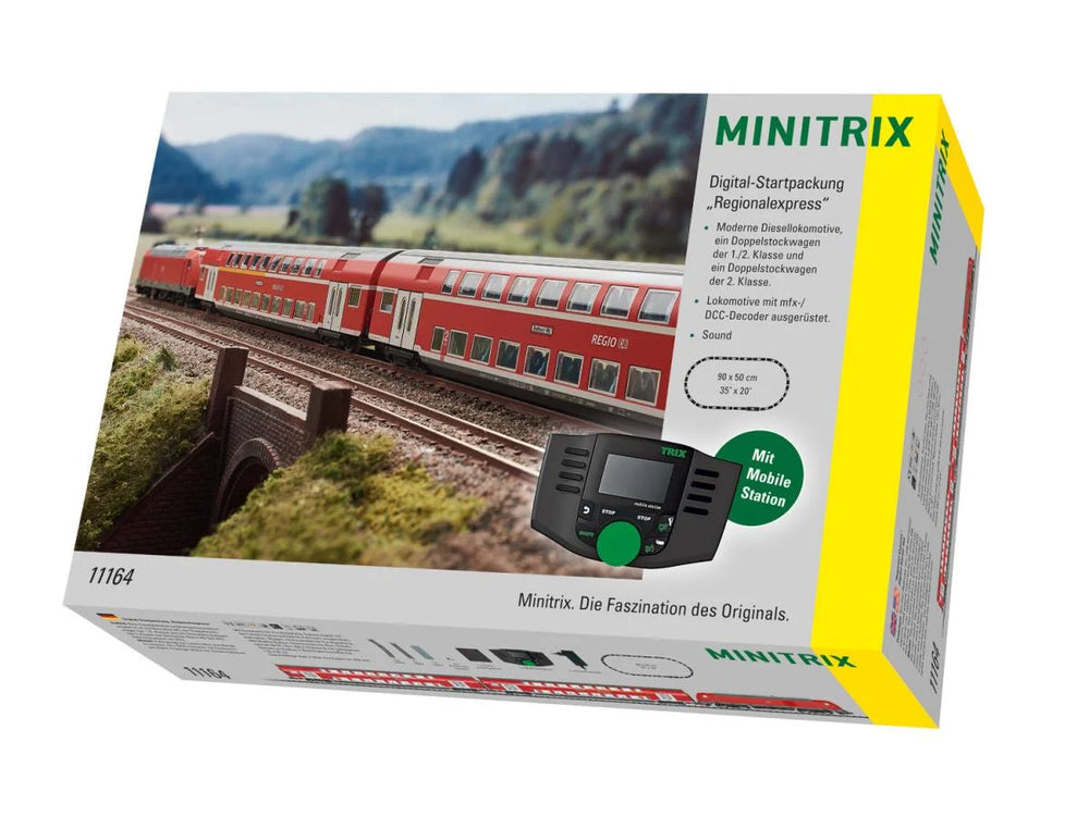 Minitrix DBAG BR245 Diesel Regional Express Train Set VI(DCC-Sound) M11164
