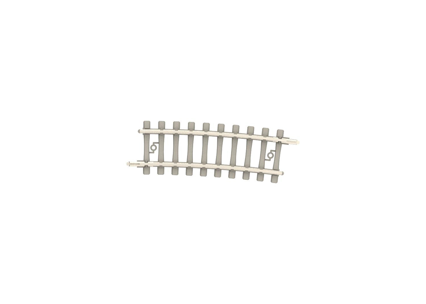 Minitrix Curved Track R3 329mm 7.5 Degree Concrete Sleeper M14513 N Gauge