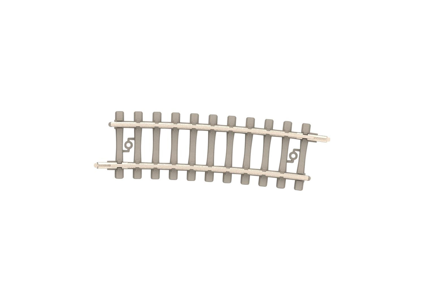 Minitrix Curved Track R4 362.6mm 7.5 Degree Concrete Sleeper M14514 N Gauge
