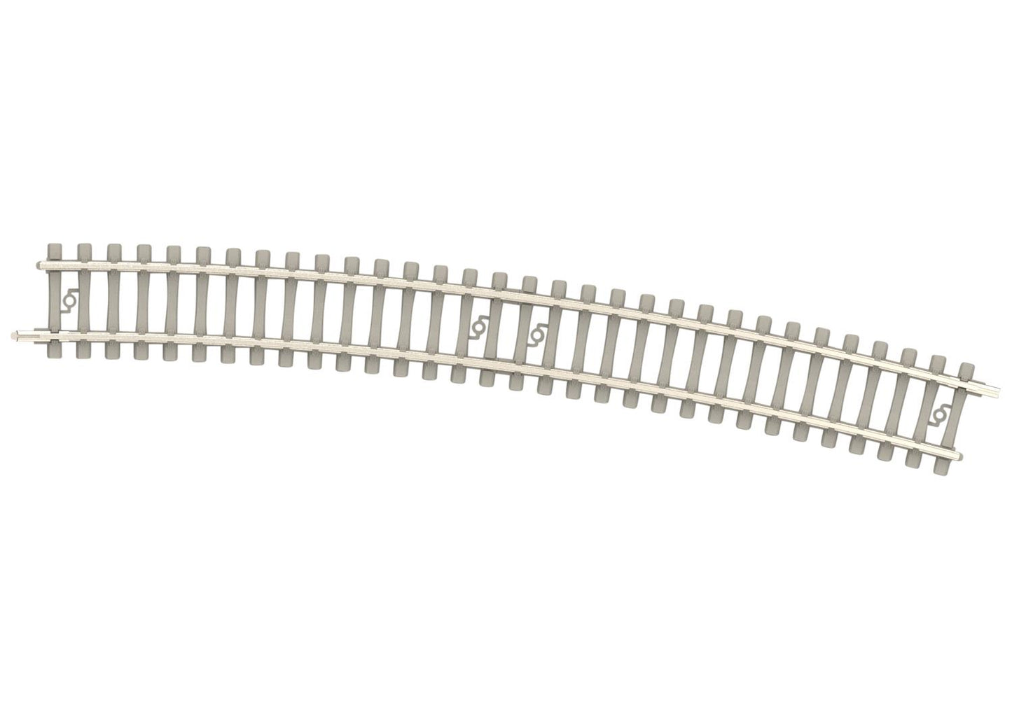 Minitrix Curved Track R5 492.6mm 15 Degree Concrete Sleeper M14518 N Gauge