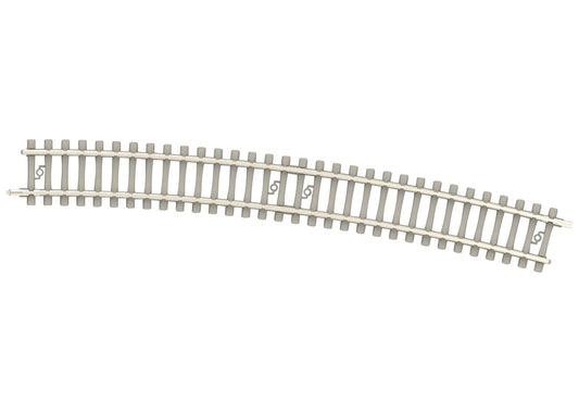 Minitrix Curved Track R5 492.6mm 15 Degree Concrete Sleeper M14518 N Gauge
