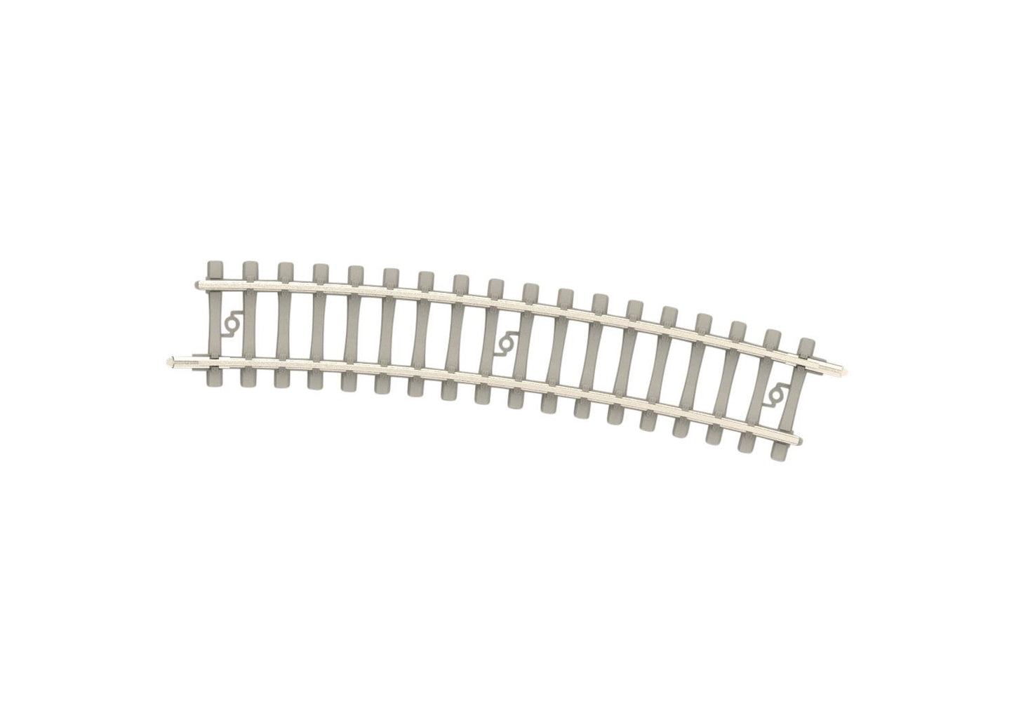 Minitrix Curved Track R2b 295.4mm 15 Degree Concrete Sleeper M14521 N Gauge