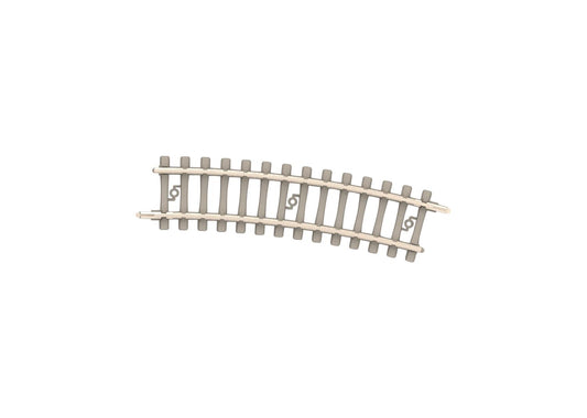 Minitrix Curved Track R2 228.2mm 15 Degree Concrete Sleeper M14524 N Gauge