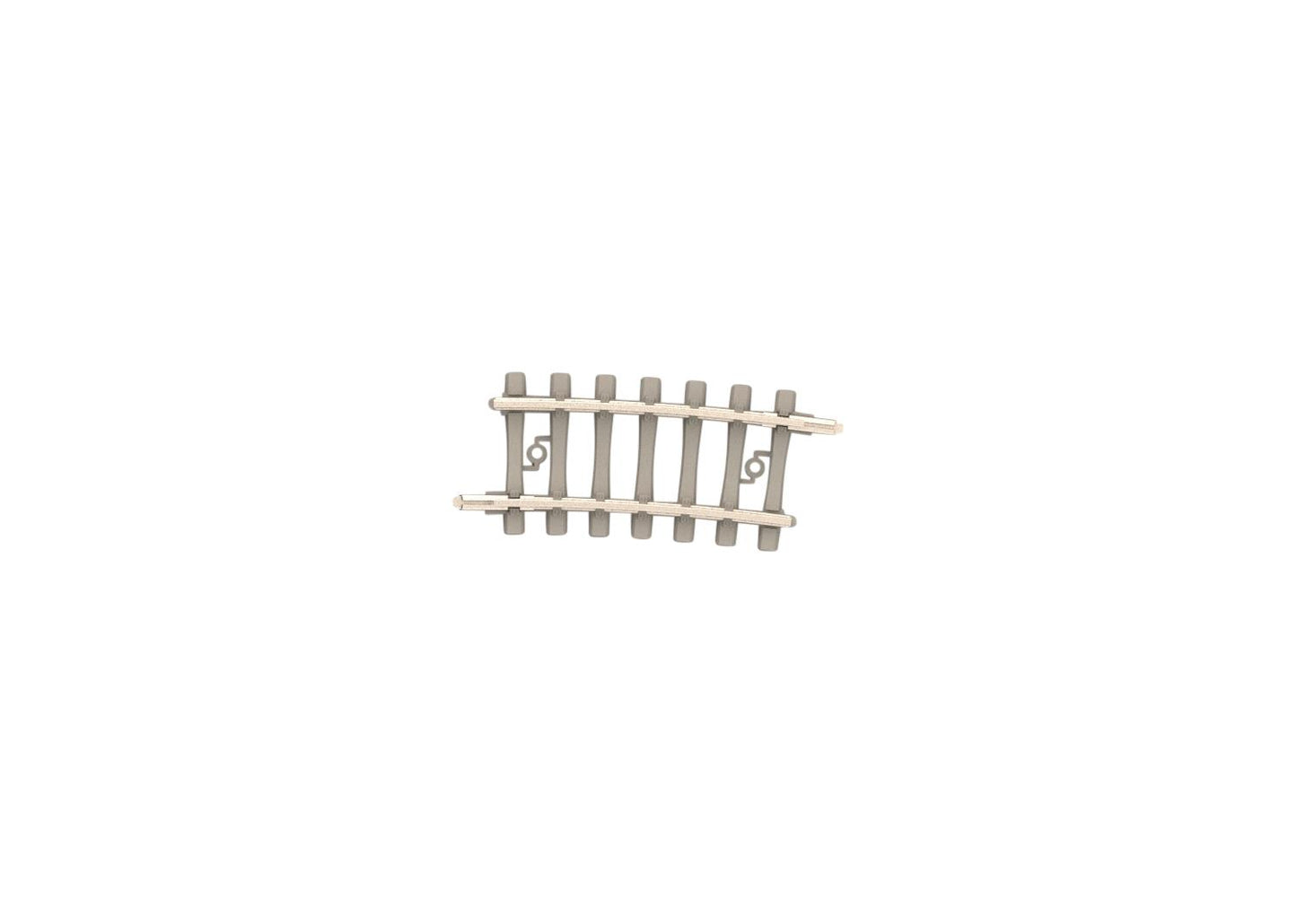 Minitrix Curved Track R2 228.2mm 7.5 Degree Concrete Sleeper M14526 N Gauge