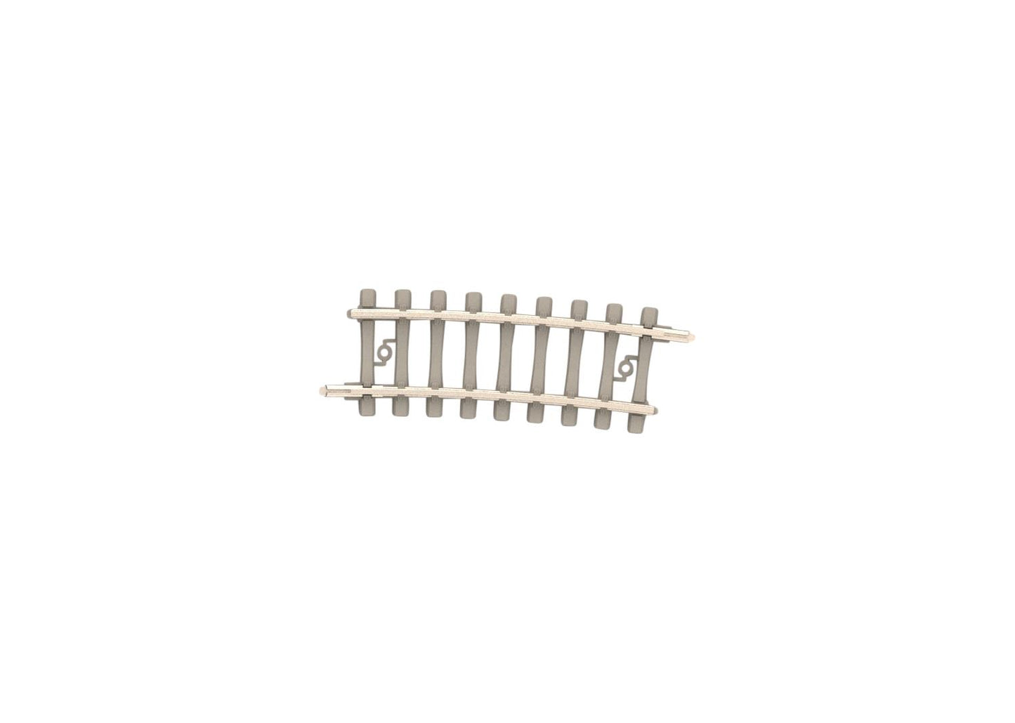 Minitrix Curved Track R2b 295.4mm 7.5 Degree Concrete Sleeper M14529 N Gauge