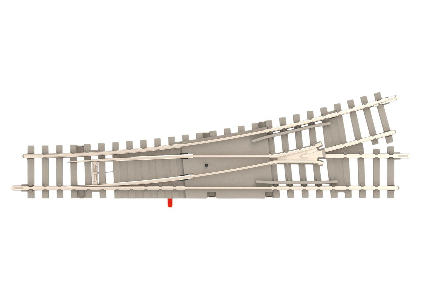 Minitrix Left Hand Manual Turnout R4 15 Degree Concrete Sleeper M14538 N Gauge