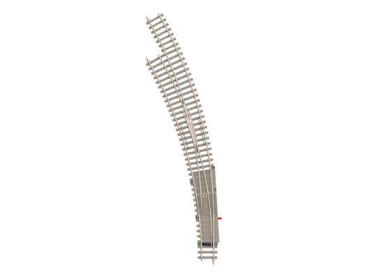 Minitrix Left Hand Curved Turnout R3/R4 30 Degree Concrete Sleeper N Gauge M14547
