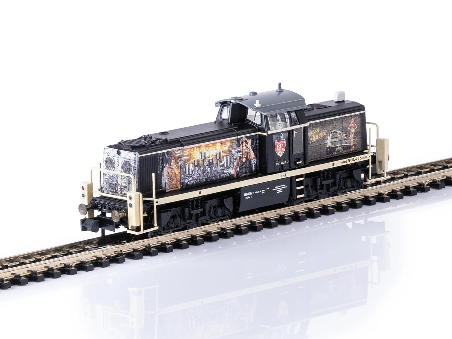 Minitrix Railsystems BR291 0345-7 Amelie Diesel Loco VI (DCC-Sound) M16299