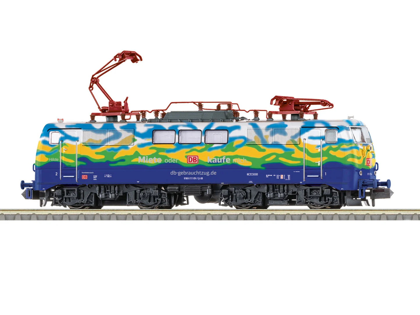 Minitrix M16727 DBAG Used Train BR111 074-1 Electric Loco VI (DCC-Sound) N Gauge