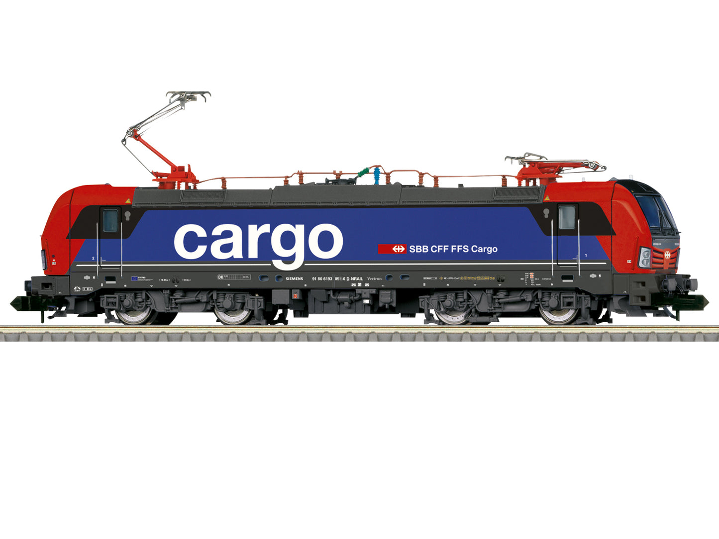 Minitrix 16837 SBB Cargo BR193 Electric Locomotive VI (DCC-Sound) N Gauge