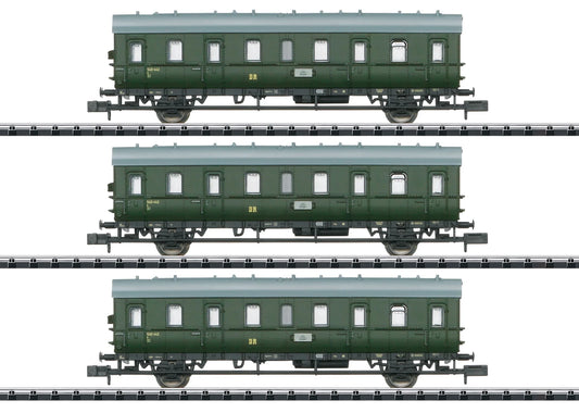 Minitrix DR Commuter Coach Set (3) III M18277 N Gauge