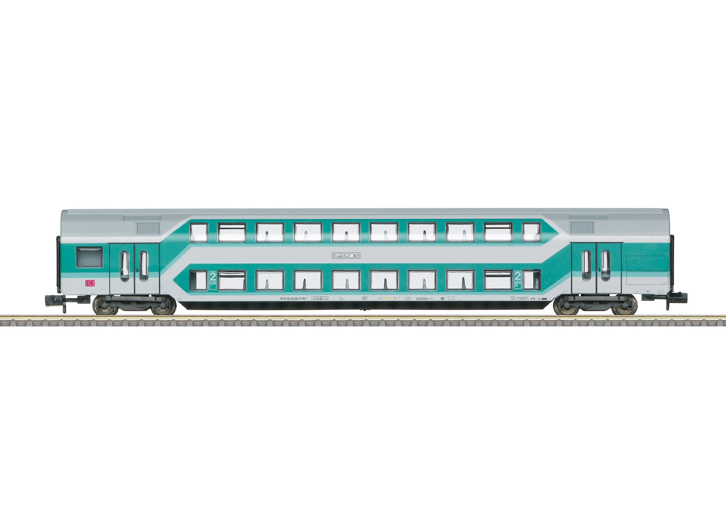 Minitrix DBAG DBz750 2nd Class Bi-Level Coach V N Gauge 18418