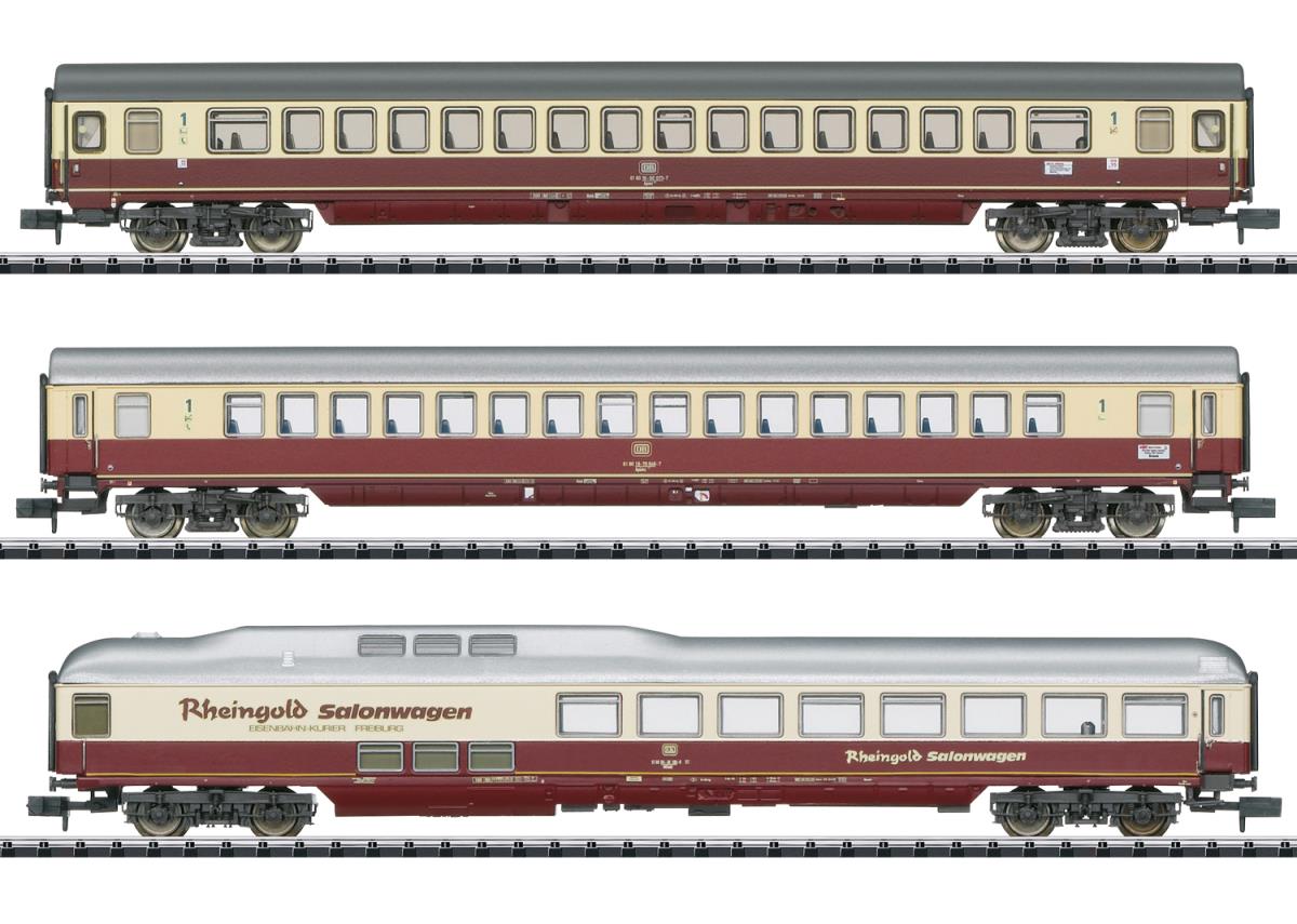 Trix 18715  DB Special TEE Express Coach Set (3) IV N Gauge