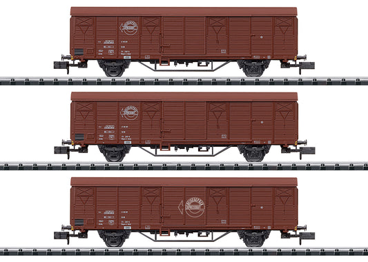 Trix 18902  DR Gbqss-z1742 Van Set (3) IV N Gauge