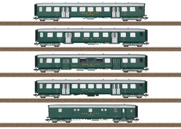 Trix 23134  SBB Lightweight Steel Coach Set (5) III HO