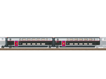 Trix M23187 SNCF INOUI Intermediate Coach Set 1 (2) VI HO Gauge