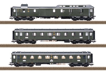 Trix DRG FD226 Berlin-Koln Coach Set (3) II M23650 HO Gauge