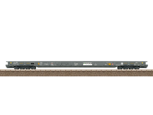Trix RALpin Saadkms Rollende Landstrasse Flat Wagon VI M24440 HO Gauge