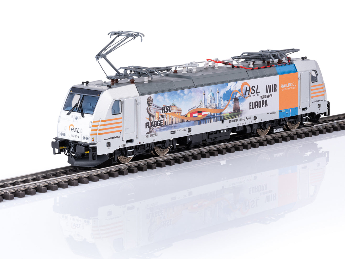 Trix Railpool BR186 181-4 HSL Electric Loco VI (DCC-Sound) M25803 HO Gauge