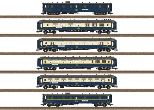 Trix CIWL Edelweiss Parlour Car Express Coach Set (6) II M26470 HO Gauge