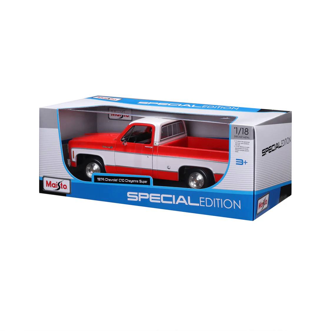 Maisto 1:18 Chevrolet C10 Cheyenne Super Pick Up Truck