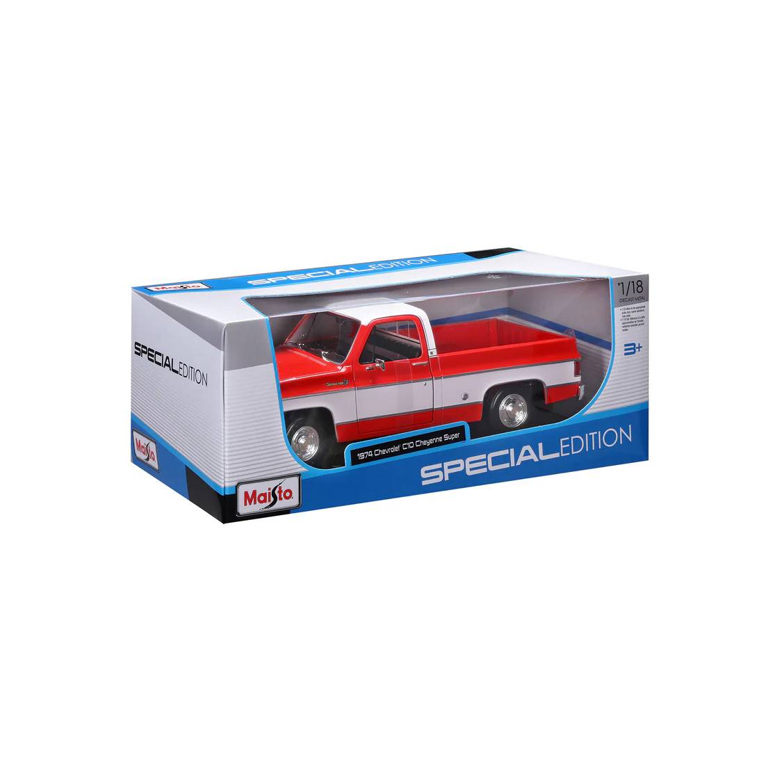 Maisto 1:18 Chevrolet C10 Cheyenne Super Pick Up Truck