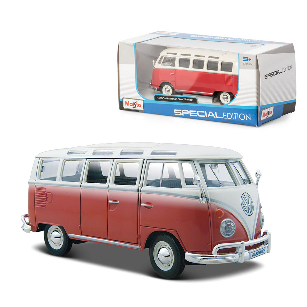 Maisto VW Volkswagen Van Samba 1:25 Diecast M31956