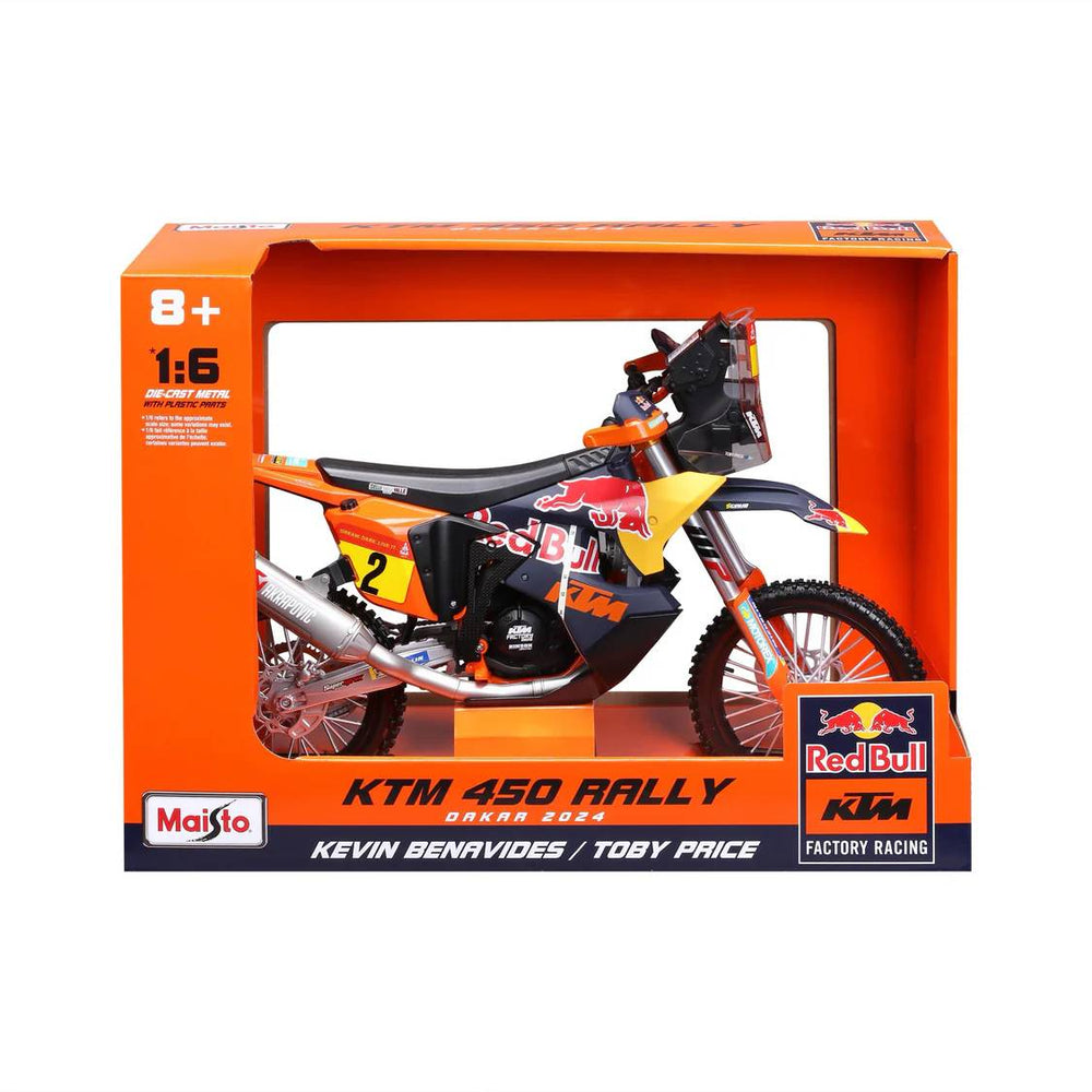Maisto 1:6 Red Bull KTM 450 Rally Dakar 2024 (#2 Price) MX M32246