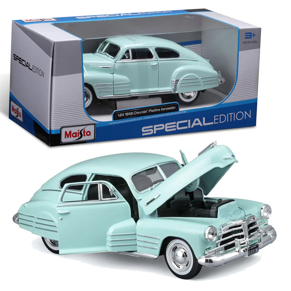 Maisto Chevrolet Fleetline Aero Sedan 1948 1:24 Diecast Car M32921