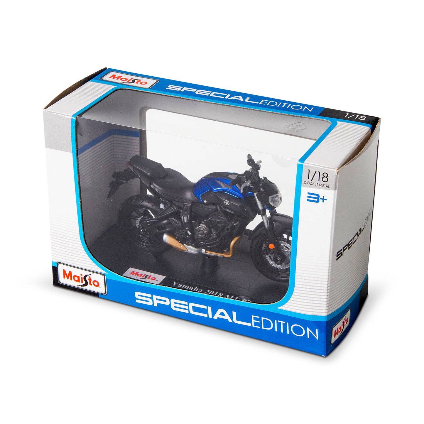 Maisto 1:18 Yamaha MT07 Sports Bike M34007-18855