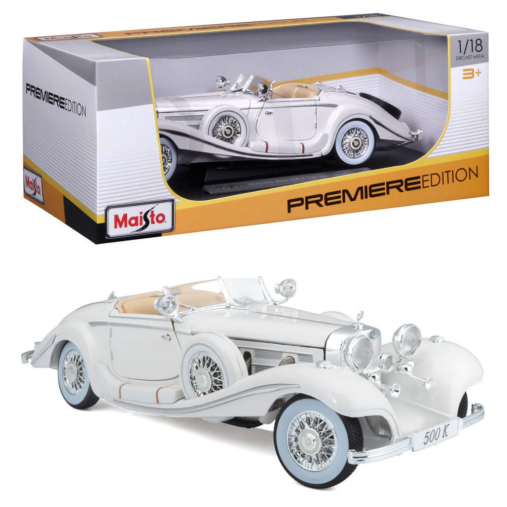 Maisto 1936 Mercedes Benz 500K Typ Special Roadster 1:18 Diecast