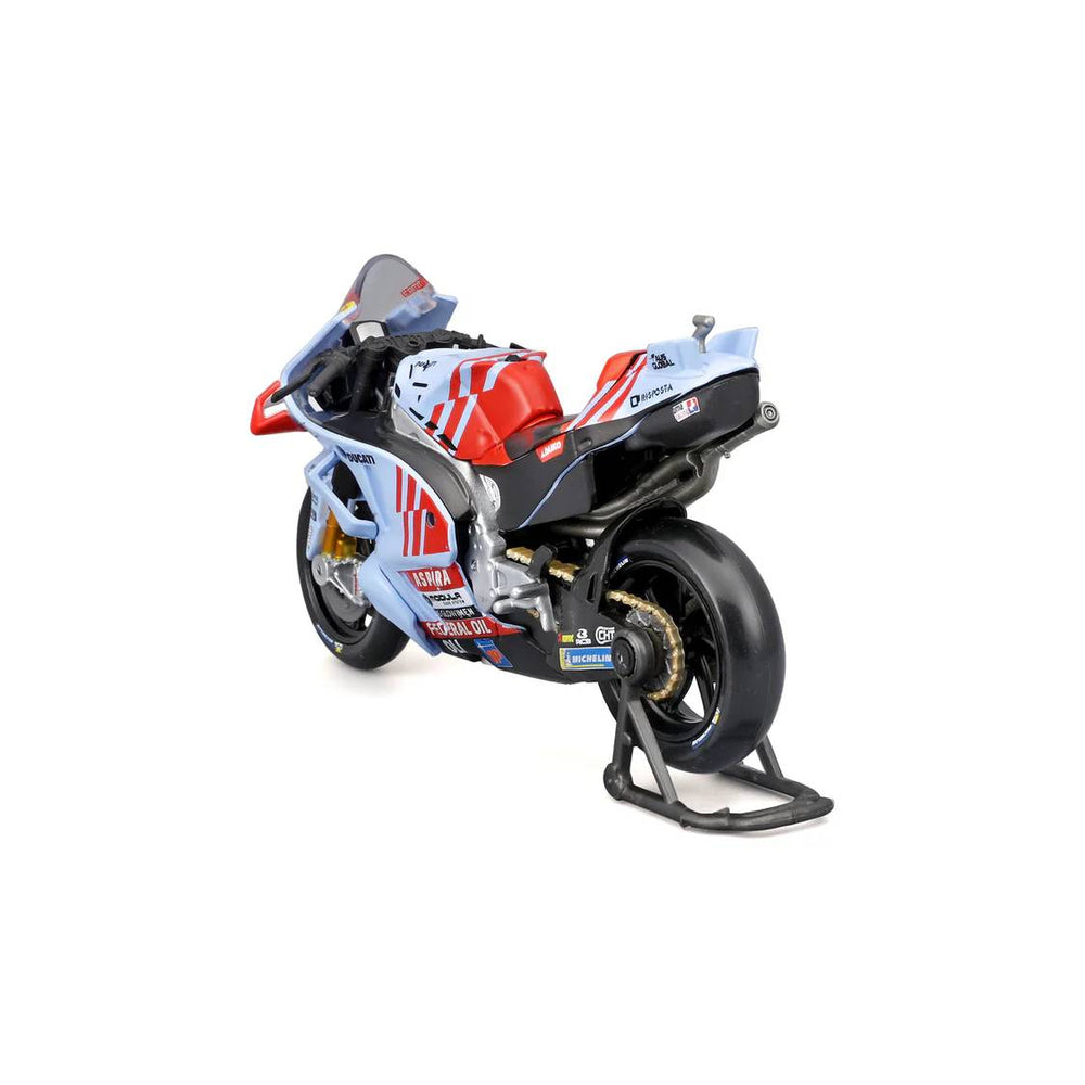 Maisto 1:18 Motorbike 2024 Ducati Desmosedici Gresni Racing (#93 Marc Marquez)