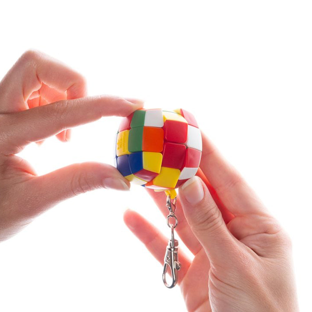 Mini Mefferts Mini Pillow Cube Brain Puzzle Keyring from Recent Toys M5078