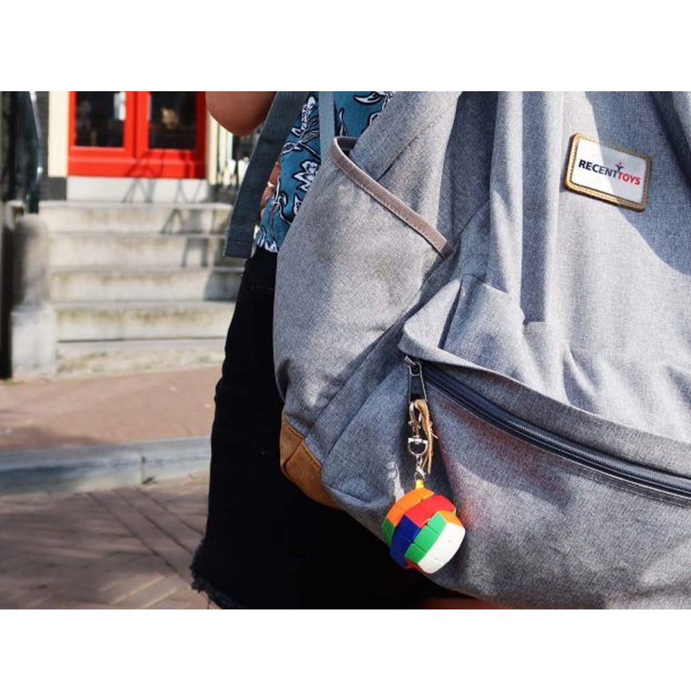 Mini Mefferts Mini Pillow Cube Brain Puzzle Keyring from Recent Toys M5078