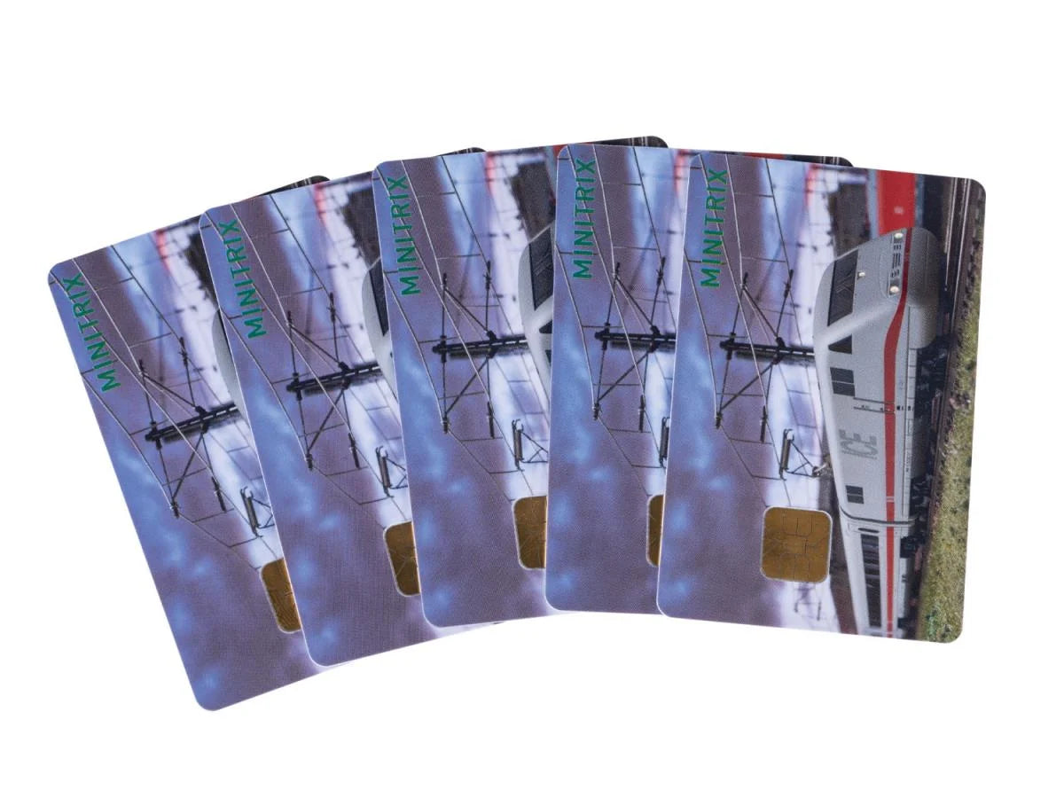 Mini Trix Ad Minitrix Minitrix Locomotive Writeable Chip Cards (5) M66935 N Gauge ...
