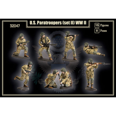 Mars 32047 WWII US Paratroopers (Set II) 1:32 Model Kit