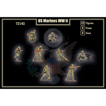 Mars 72140 WWII US Marines Figures 1:72 Model Kit