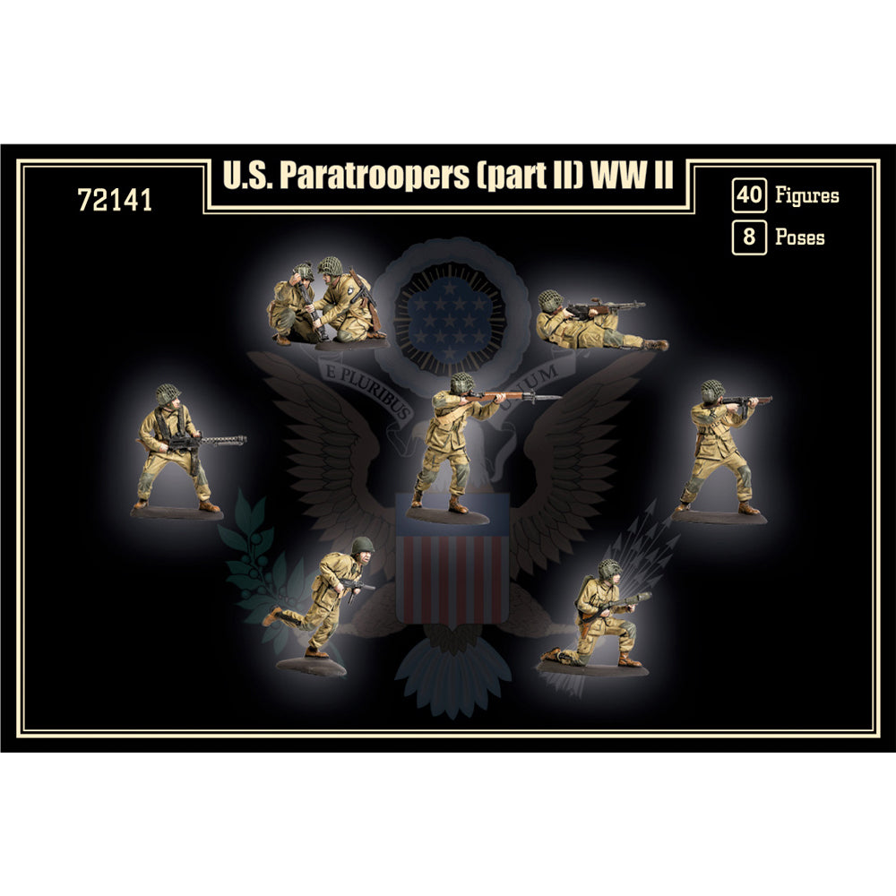 Mars 72141 WWII US Paratroopers (Part II) Figures 1:72 Model Kit
