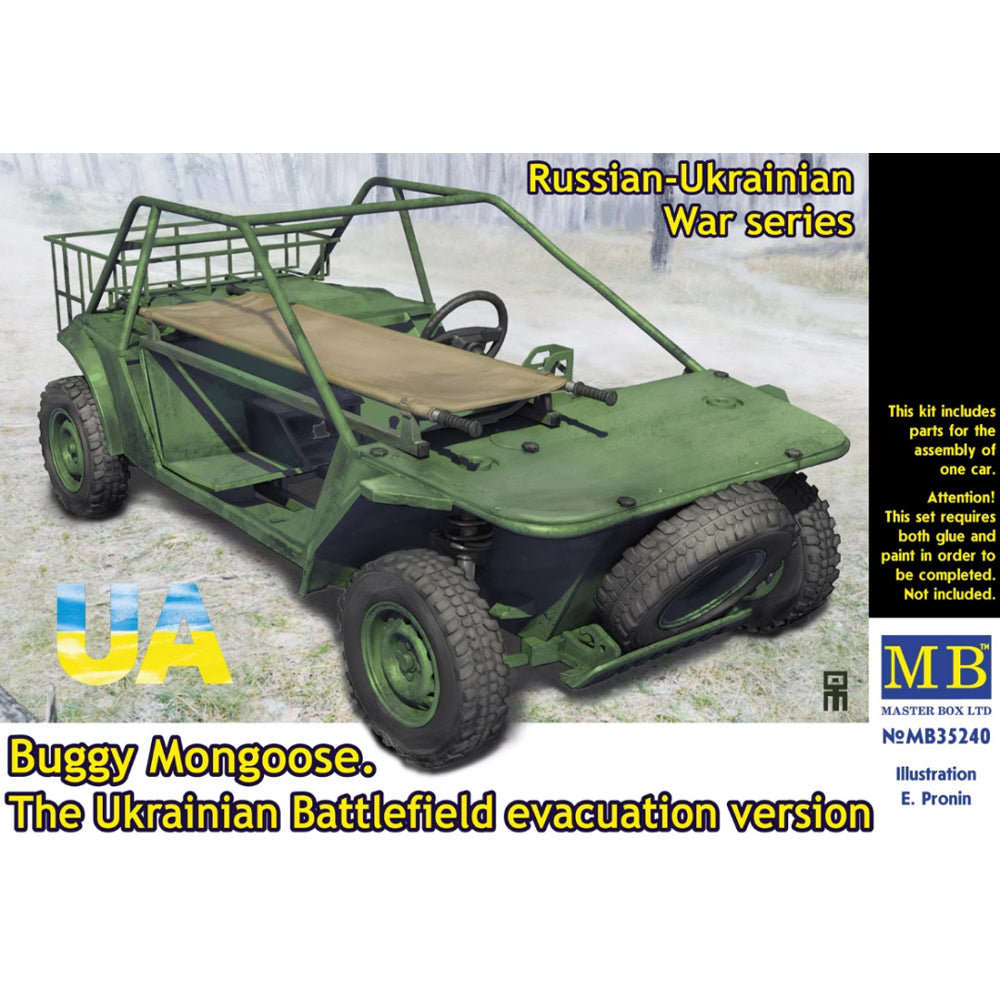 Master Box 35240 Buggy Mongoose Ukrainian Evacuation Version 1:35 Model Kit