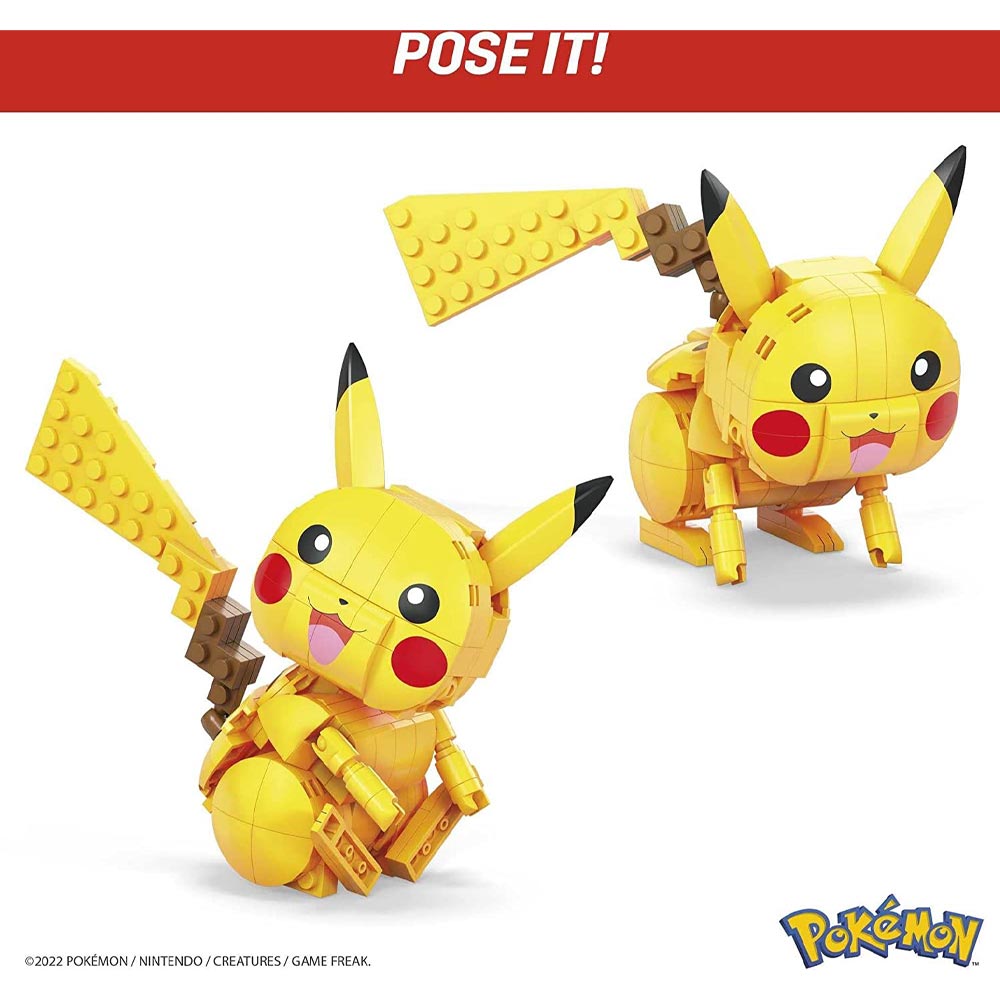 Mega Construx Pokémon Pikachu Building Brick Toy Age 7+ GMD31