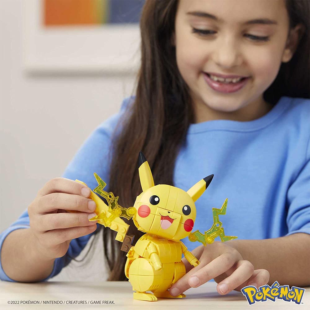 Mega Construx Pokémon Pikachu Building Brick Toy Age 7+ GMD31