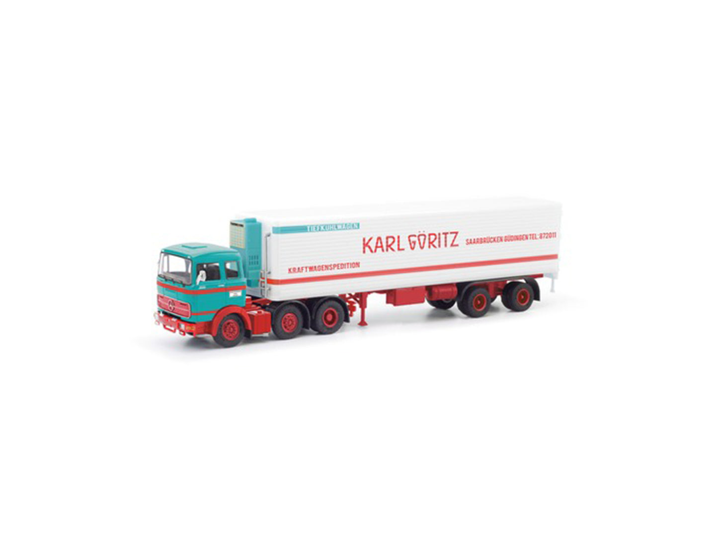 MBS MB LPS 2032 Refrigerated Box Semitrailer Karl Gorit HO Gauge 26437