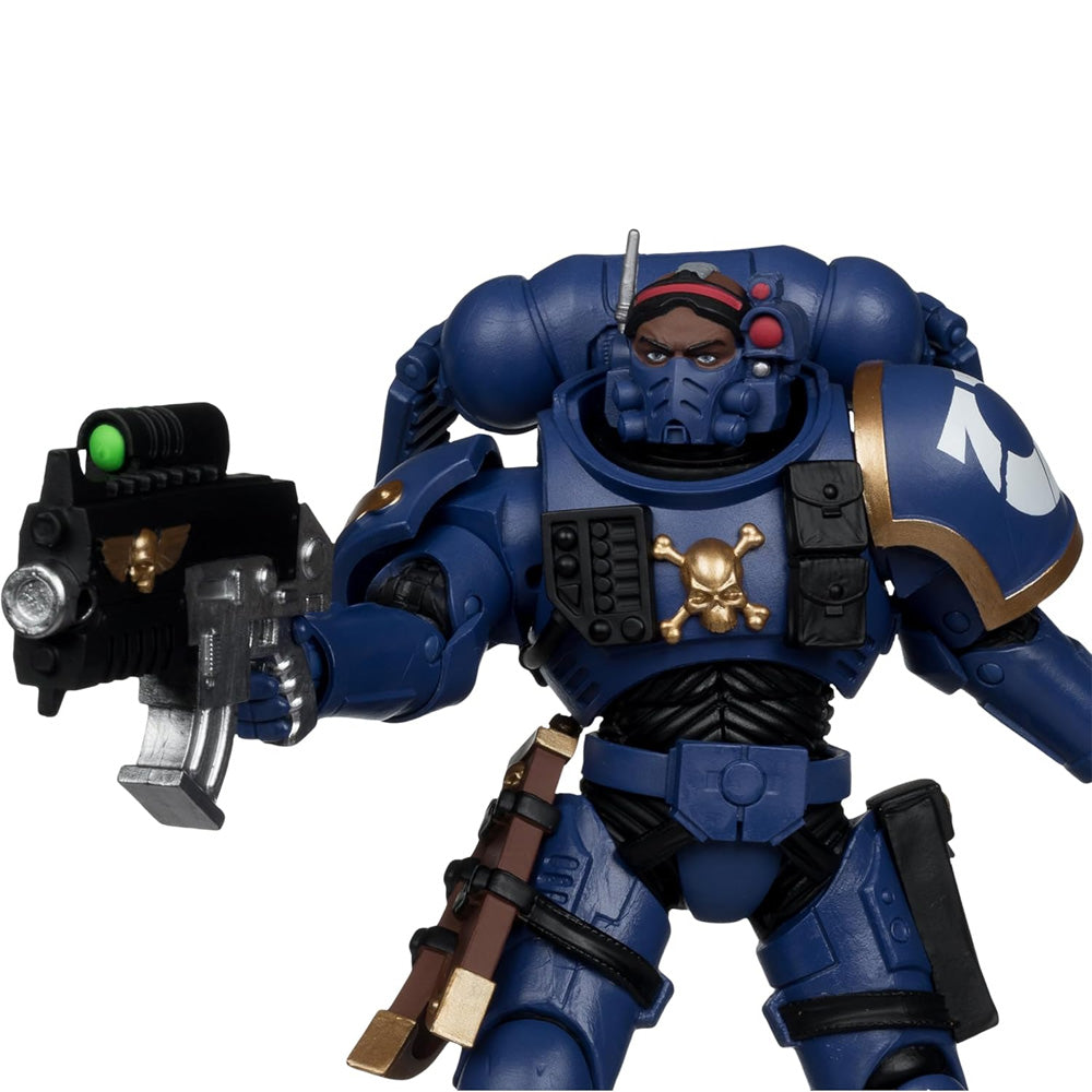 McFarlane Warhammer 40k Ultramarines: Lieutenant in Phobo Armour 7" Figure