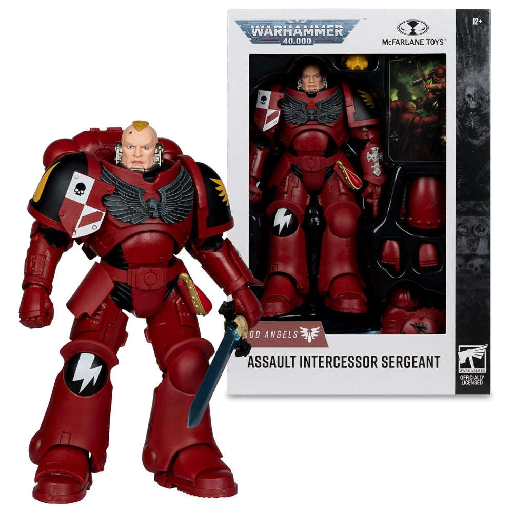 McFarlane Warhammer 40k Blood Angels: Assault Intercessor Sergeant 7" Figure