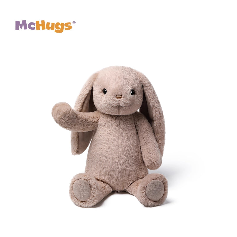 McHugs Silverleaf Grey Smiling Leveret Plush Soft Toy