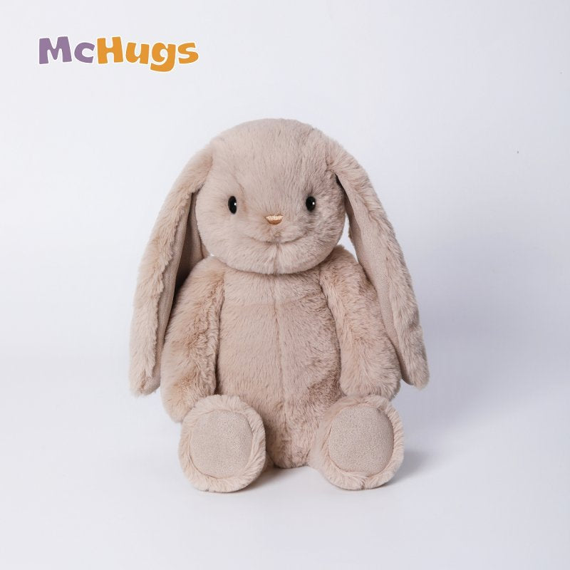 McHugs Silverleaf Grey Smiling Leveret Plush Soft Toy